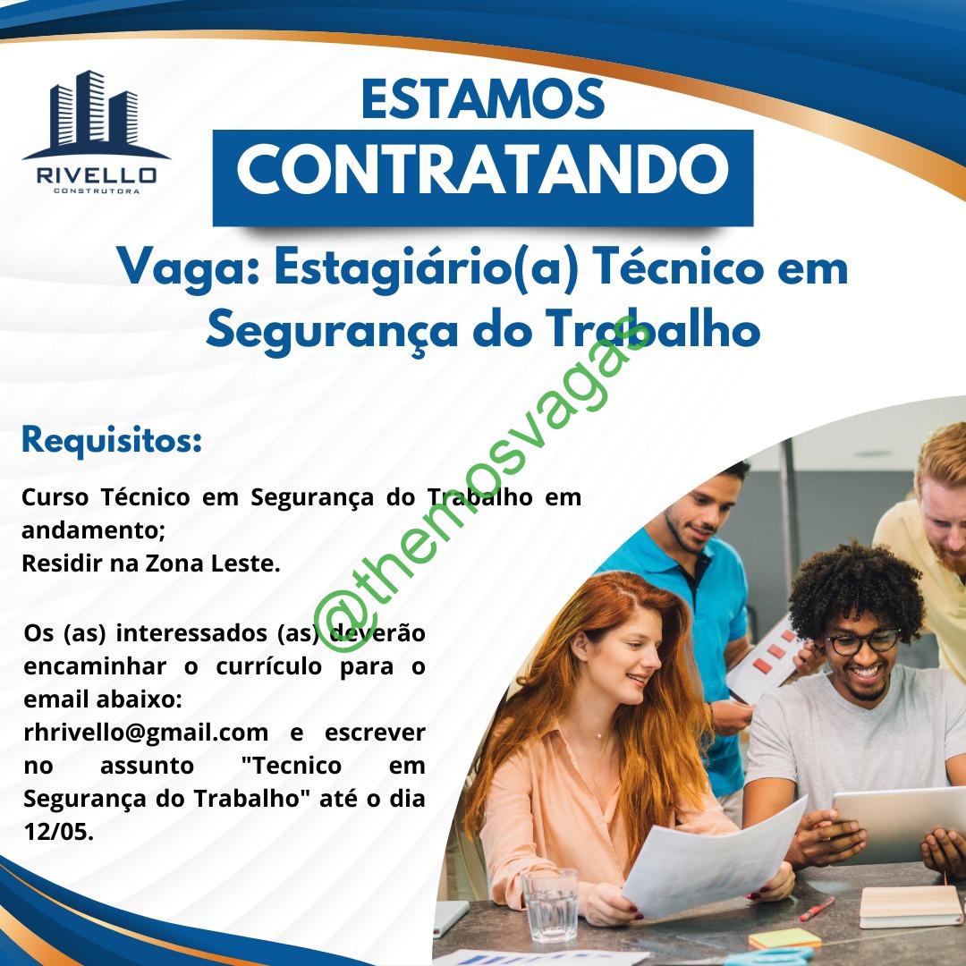 Estágio Téc Segurança do Trabalho Teresina PI 01 vaga s Themos