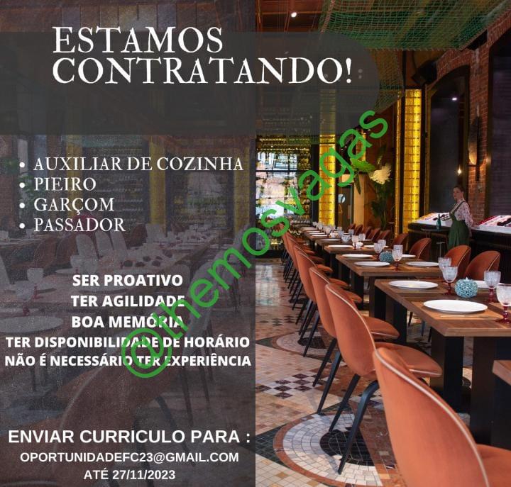 Emprego Em Restaurante Teresina Pi Vaga S Themos Vagas