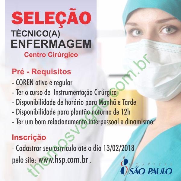 Técnico De Enfermagem – CTPR SERICOS MEDICOS – Empregos São Paulo