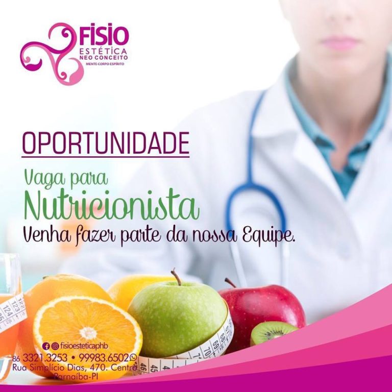 Vaga para Nutricionista em Parnaíba Themos Vagas Empregos e