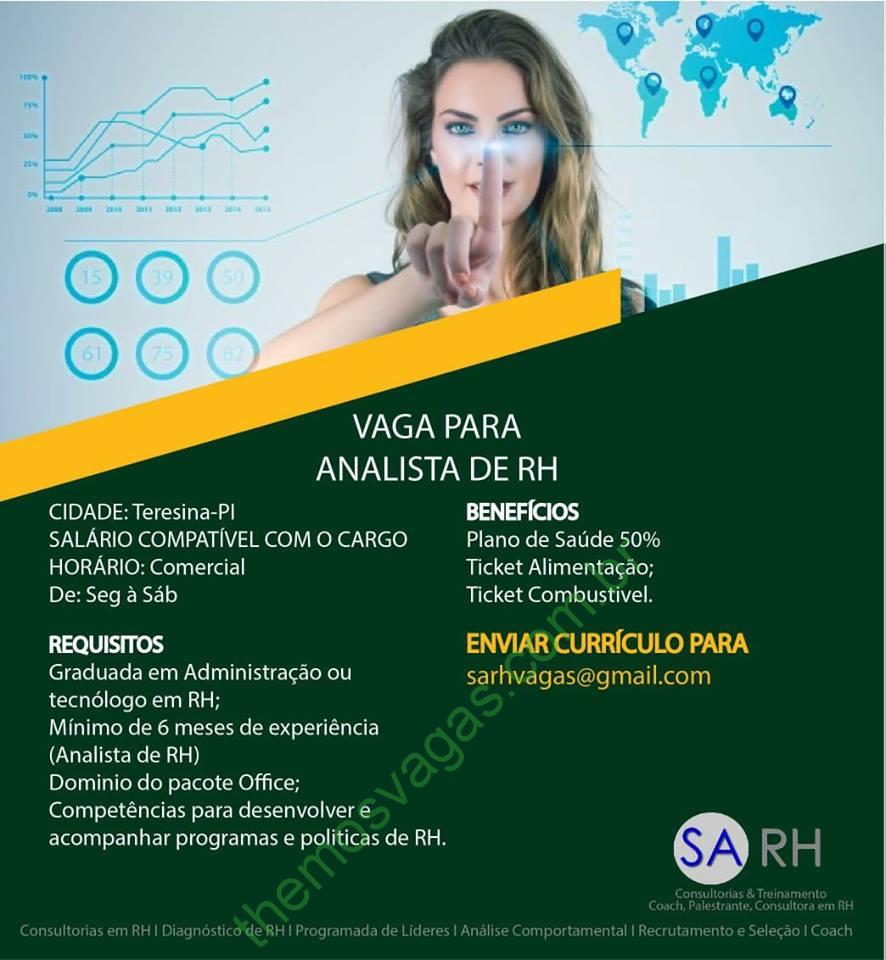 Emprego Para Analista De Rh Em Teresina Pi Themos Vagas Empregos E Estágiosthemos Vagas 7019