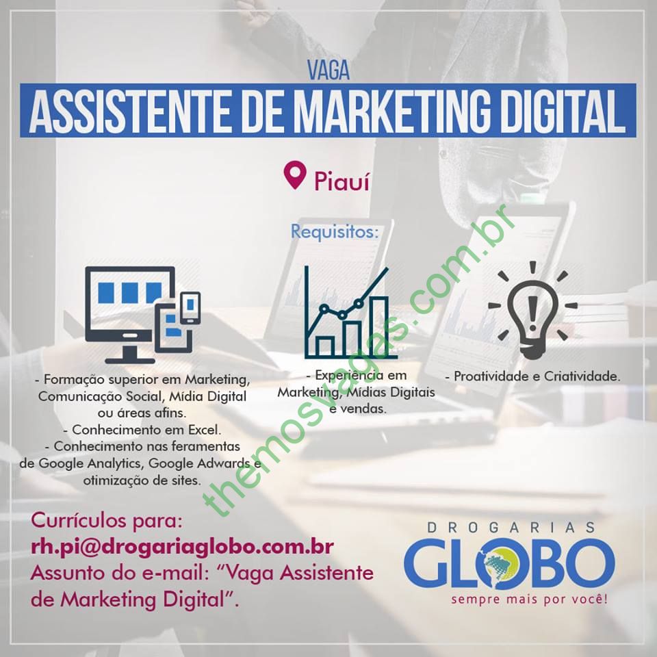 132 vagas de Assistente de marketing – Valinhos, São Paulo (Setembro/2023)