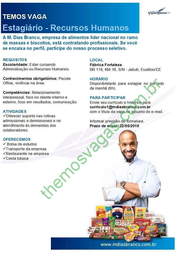 Estágio de Recursos Humanos em Fortaleza – CE Themos Vagas Empregos