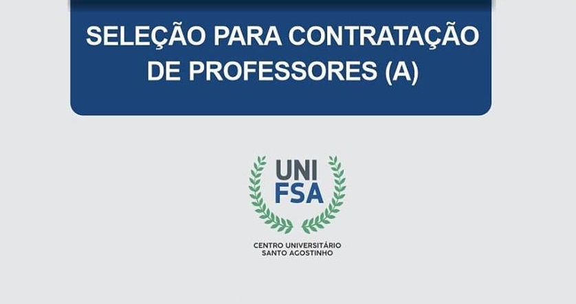 UNIFSA abre seleção para Professor em Teresina – PI