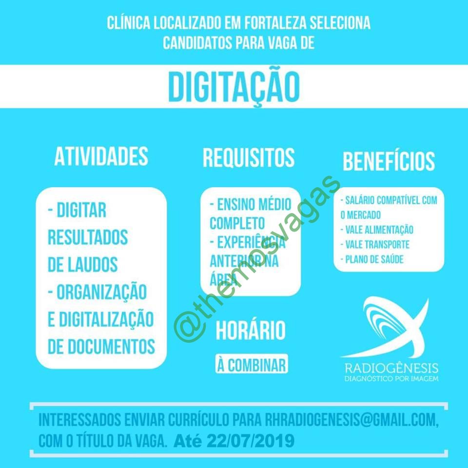 VAGAS DE EMPREGO: Vaga Para Digitador De Dados Para O Hospital Militar -  SOTRA - Soluções em Traduções