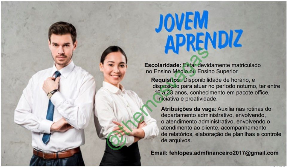 Jovem Aprendiz / 01 Vaga(s) / Teresina – PI | Themos Vagas | Empregos E ...