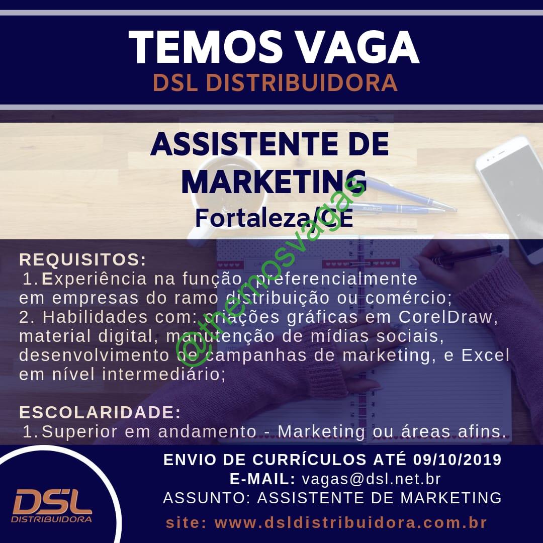 132 vagas de Assistente de marketing – Valinhos, São Paulo (Setembro/2023)