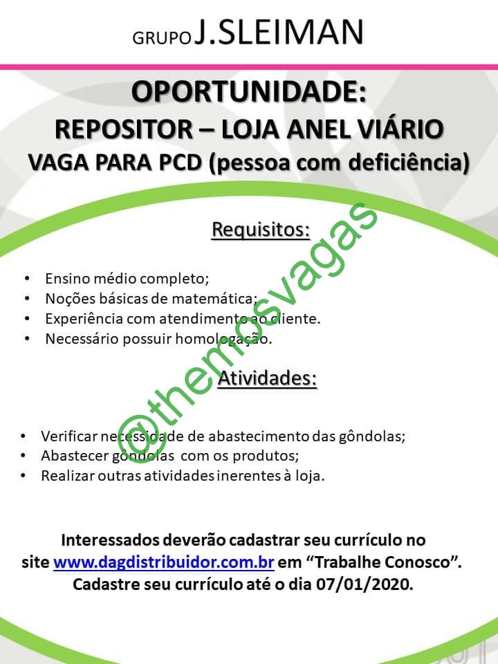 Repositor A Pcd 01 Vaga S Fortaleza Ce Themos Vagas