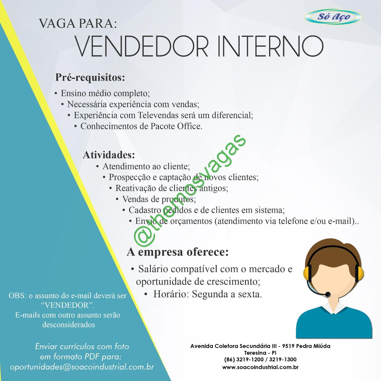 Exemplo De Descrição De Vaga De Emprego