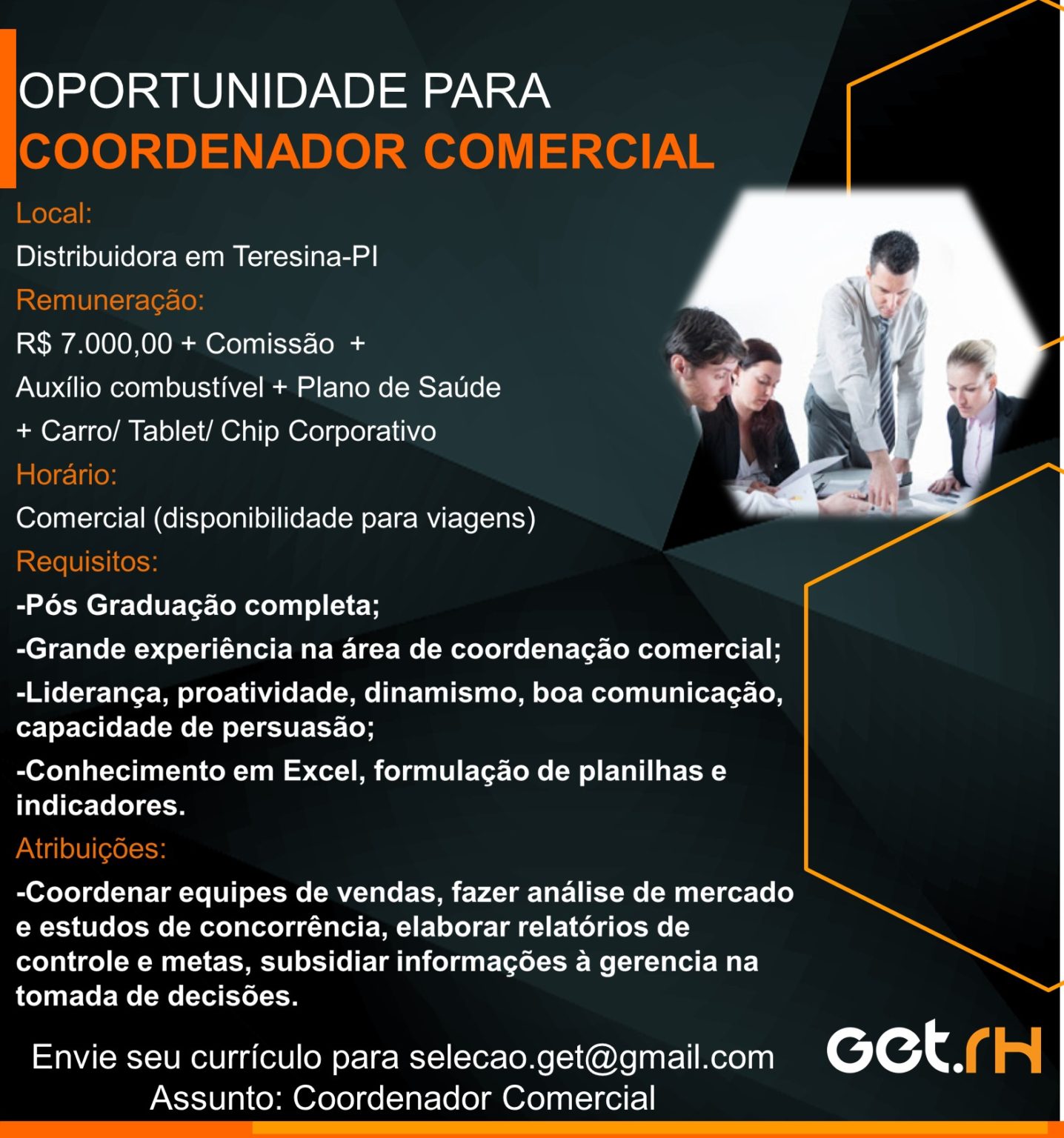 Coordenador Comercial 01 Vagas Teresina Pi Themos Vagas Empregos E Estágiosthemos 4480