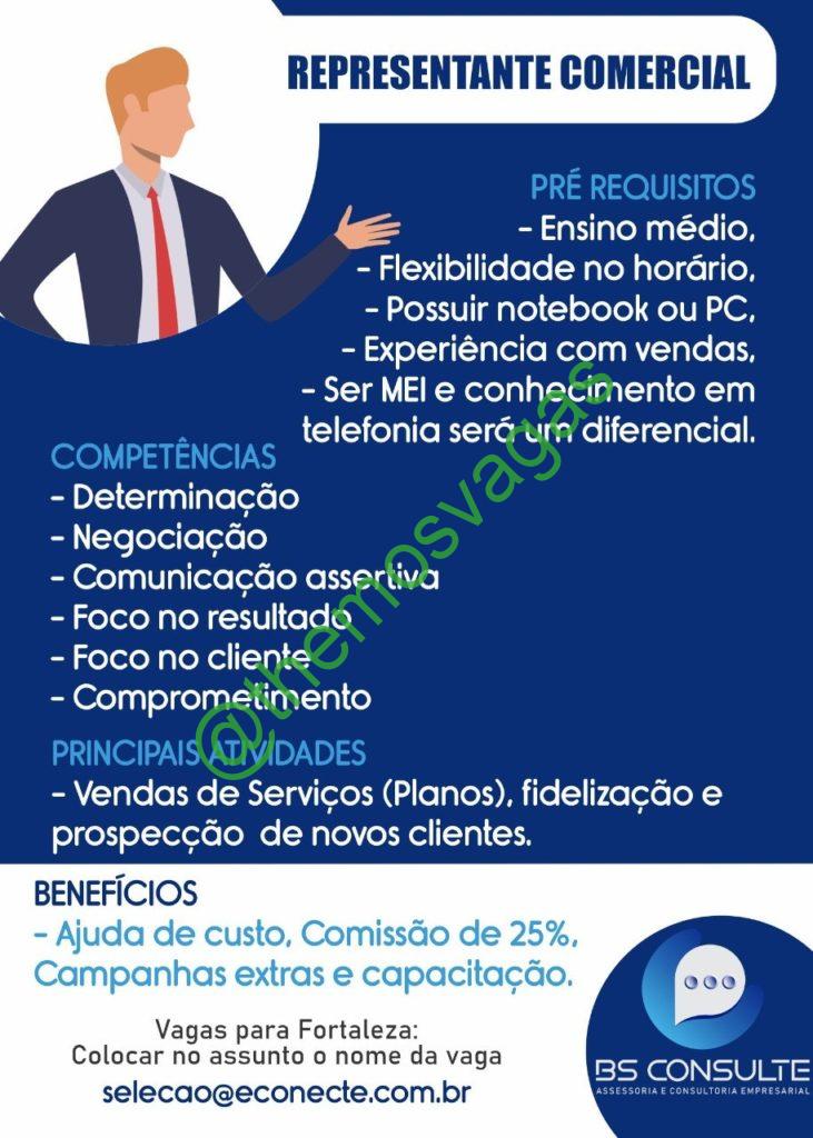 Representante Comercial / 01 vaga(s) / Fortaleza CE Themos Vagas Empregos e EstágiosThemos