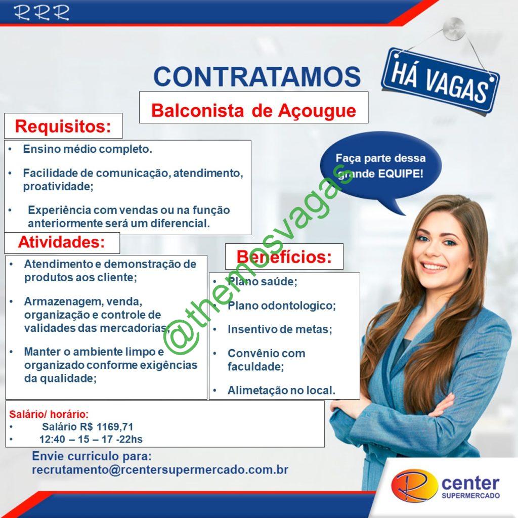 Emprego De Balconista De Segunda A Sexta
