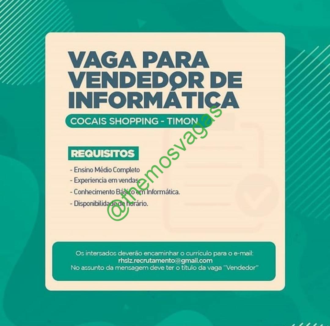 Digitador(a), Timon – MA, 01 vaga(s), Themos Vagas, Empregos e  EstágiosThemos Vagas