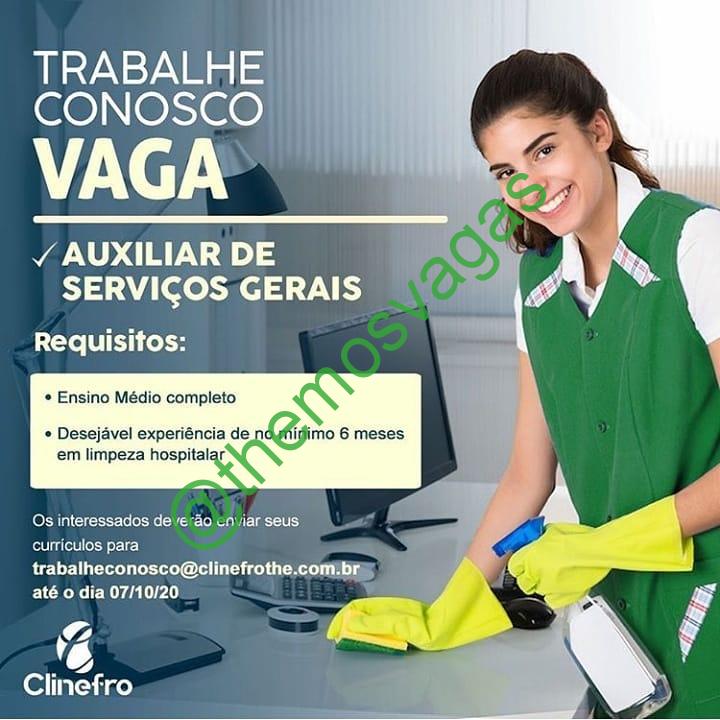 Aux de Servi\u00e7os Gerais | Teresina \u2013 PI | 01 vaga(s) | Themos Vagas ...