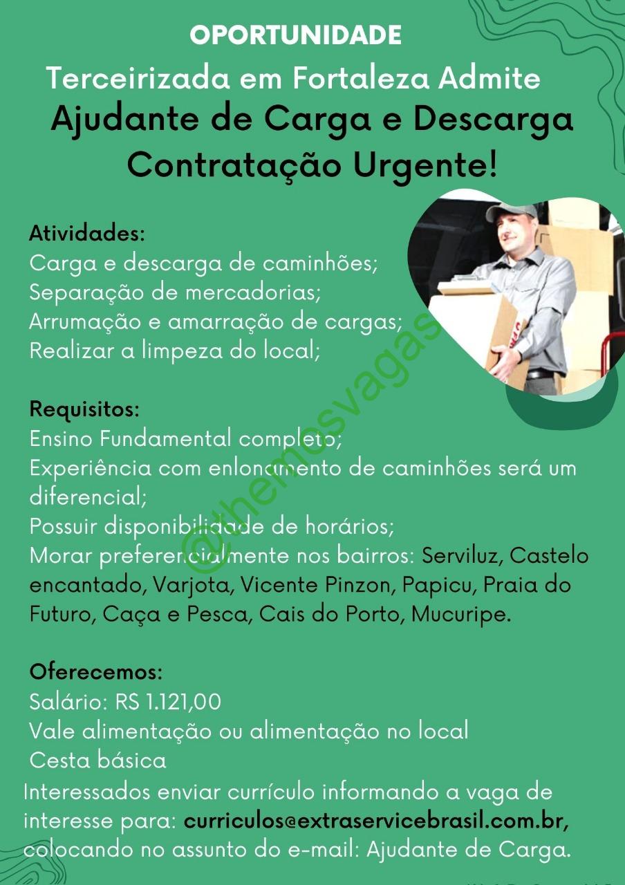 Carga e Descarga Fortaleza CE 01 vaga(s) Themos Vagas