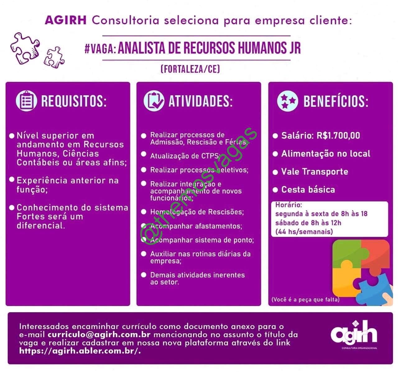 Auxiliar Ambiental, Fortaleza – CE, 01 vaga(s)