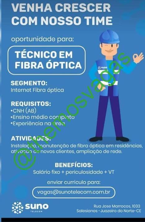 Téc Em Fibra Óptica Fortaleza Ce 01 Vagas Themos Vagas Empregos E Estágiosthemos 