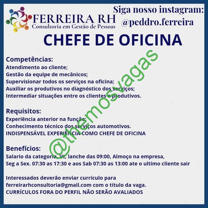 NEGÓCIO OFICINA  CHEFE DE OFICINA 