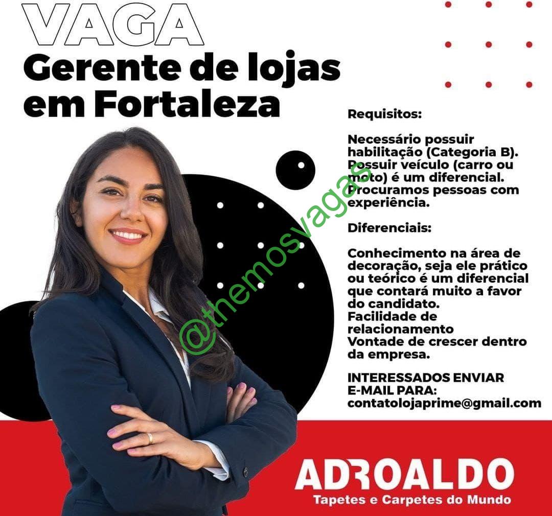 Gerente De Lojas Fortaleza Ce 01 Vagas Themos Vagas Empregos E Estágiosthemos Vagas 5040