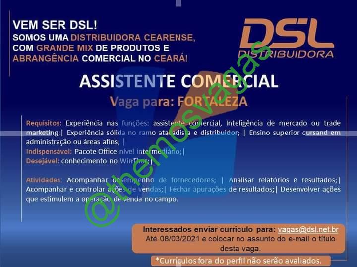 Assistente Comercial Fortaleza Ce 01 Vagas Themos Vagas Empregos E Estágiosthemos 