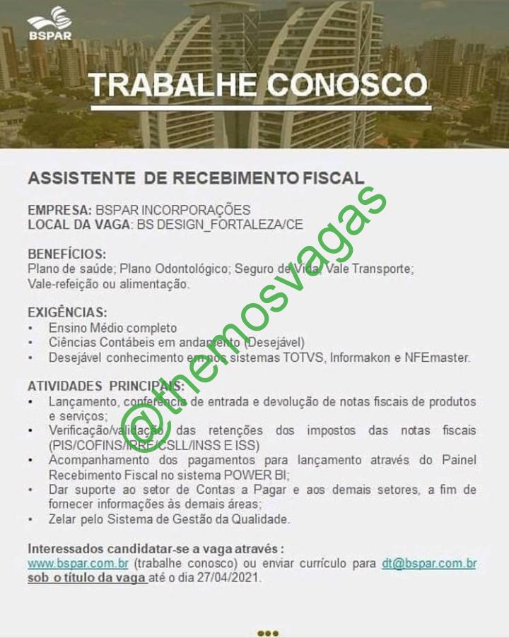 Auxiliar Ambiental, Fortaleza – CE, 01 vaga(s)