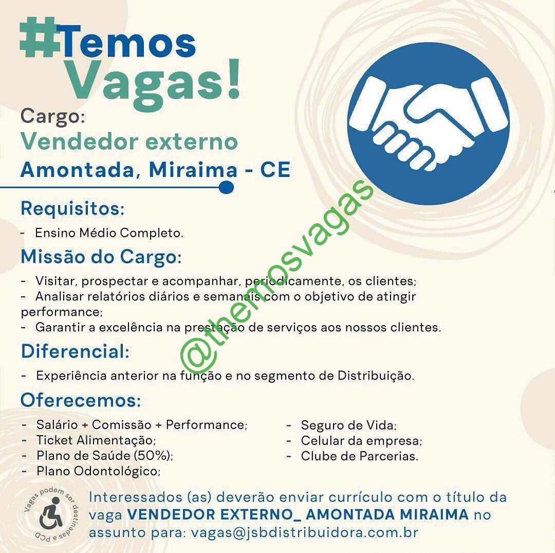 Vendedor Externo Fortaleza Ce 01 Vagas Themos Vagas Empregos E Estágiosthemos Vagas 5746