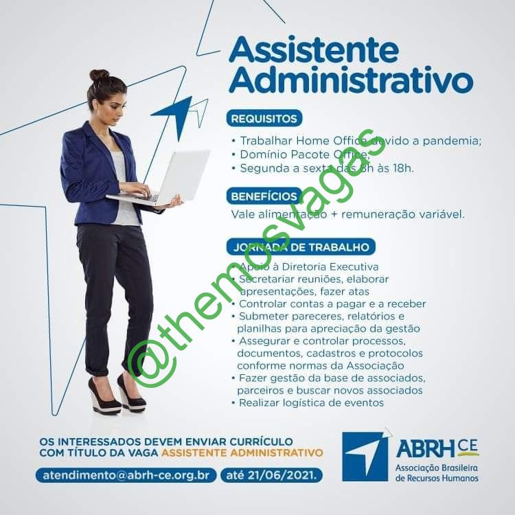 Assistente Administrativo | Fortaleza – CE | 01 Vaga(s) | Themos Vagas ...