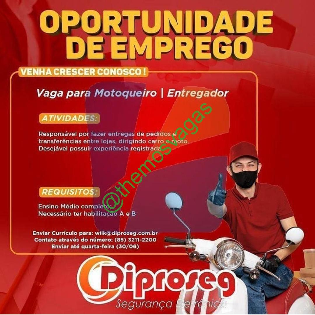 Vagas motoqueiros - Vagas de emprego - Montese, Fortaleza