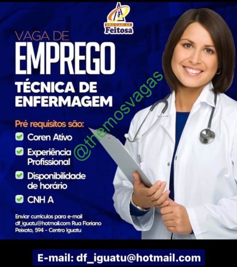 Técnico Em Enfermagem Iguatu Ce 01 Vagas Themos Vagas Empregos E Estágiosthemos 8683