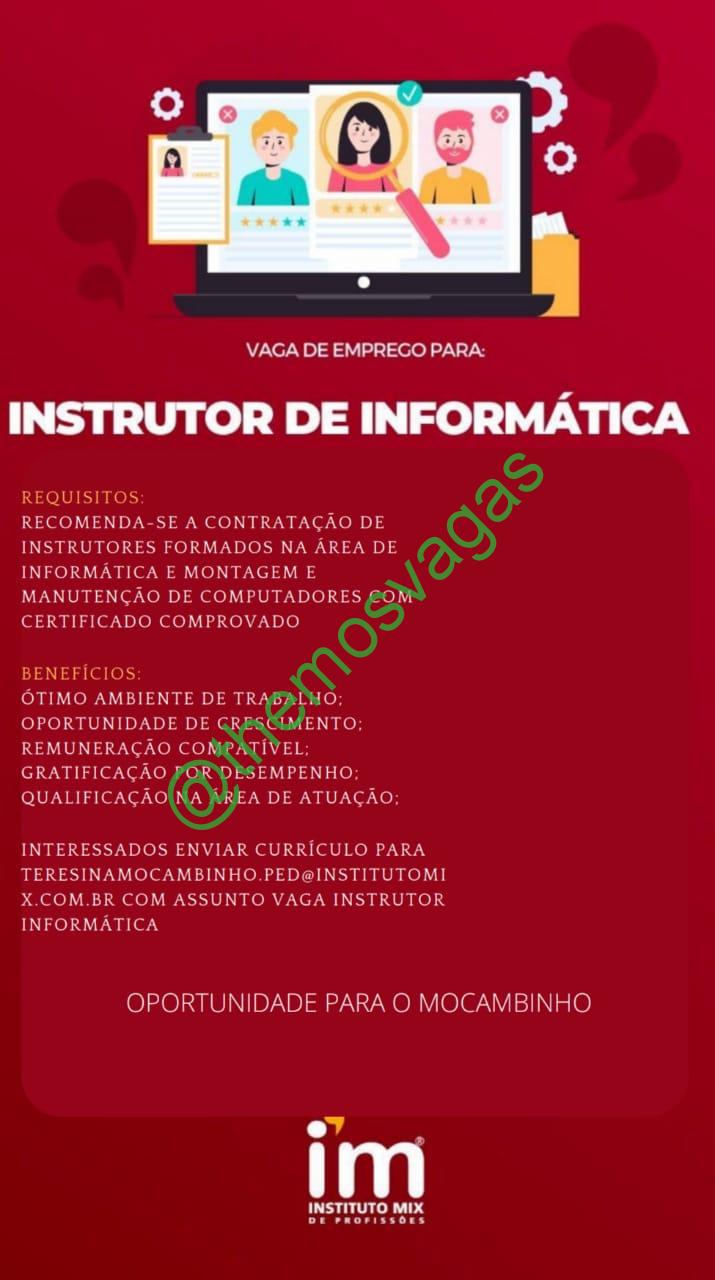 Instrutor De Informática Teresina Pi 01 Vagas Themos Vagas Empregos E Estágiosthemos 8606