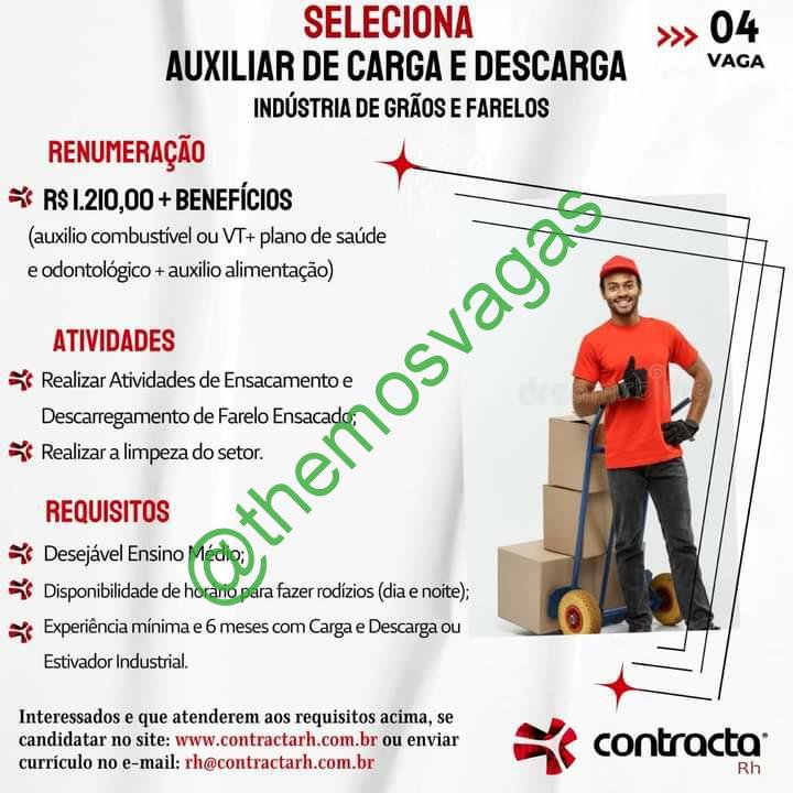 Auxiliar de Carga e Descarga Teresina PI 04 vaga(s) Themos