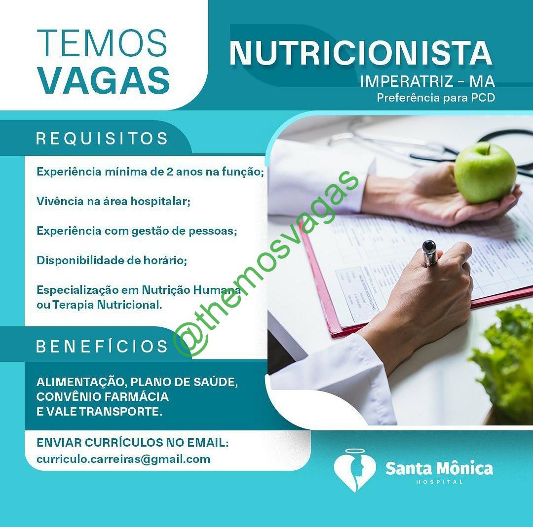 Nutricionista Imperatriz MA 01 vaga(s) Themos Vagas Empregos