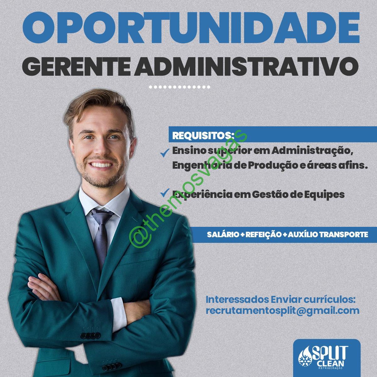 Gerente Administrativo | Teresina – PI | 01 Vaga(s) | Themos Vagas ...