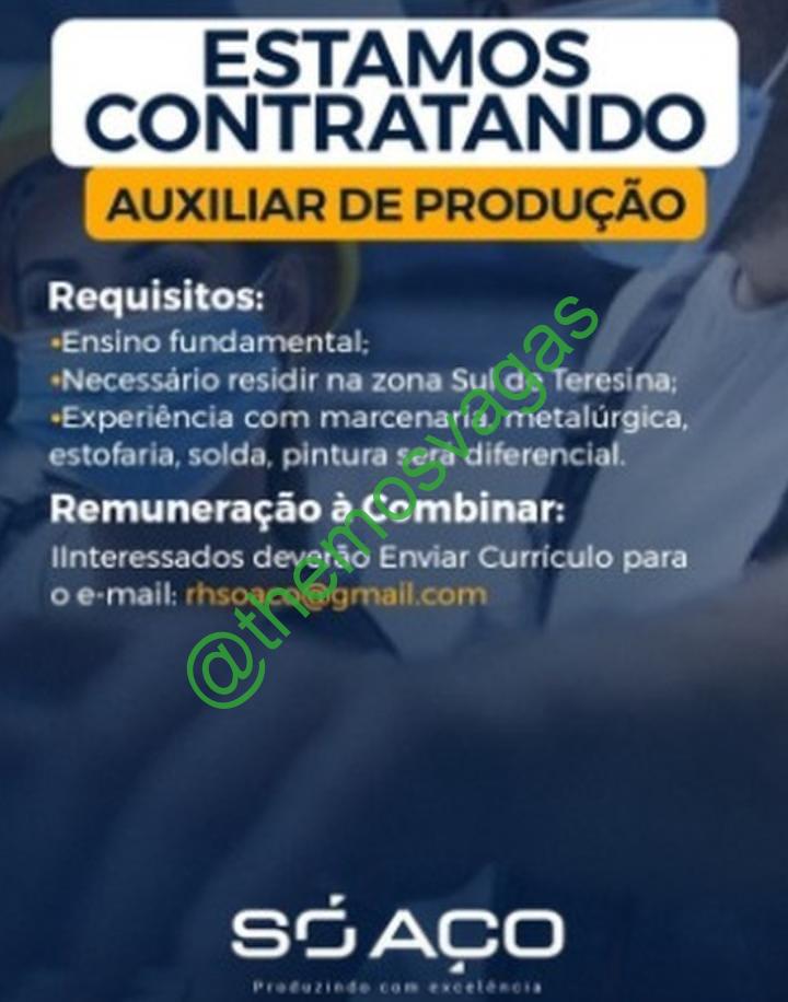 Vagas Auxiliar de Produção Mooca Zona Leste - INFO VAGAS EMPREGO