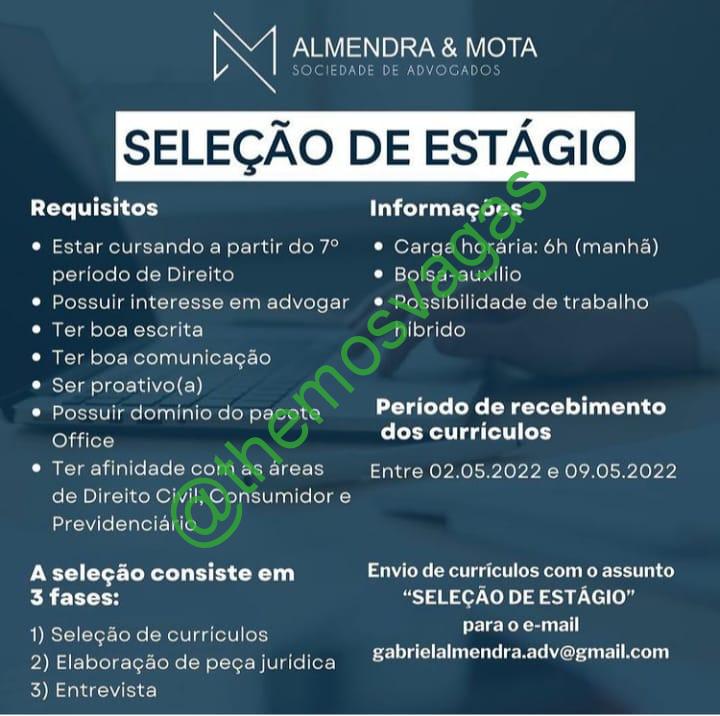 Estágio – Pay2Free – Graduação em Direito