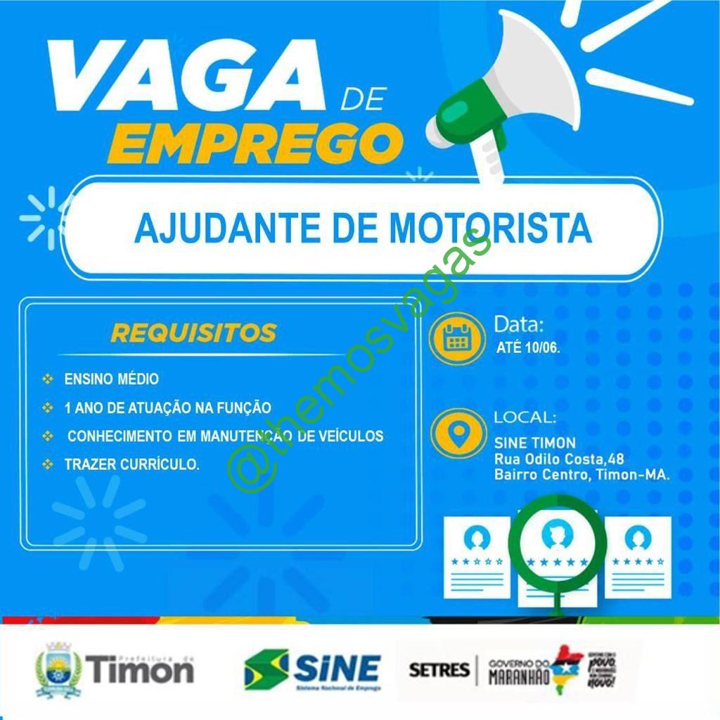 Digitador(a), Timon – MA, 01 vaga(s), Themos Vagas, Empregos e  EstágiosThemos Vagas