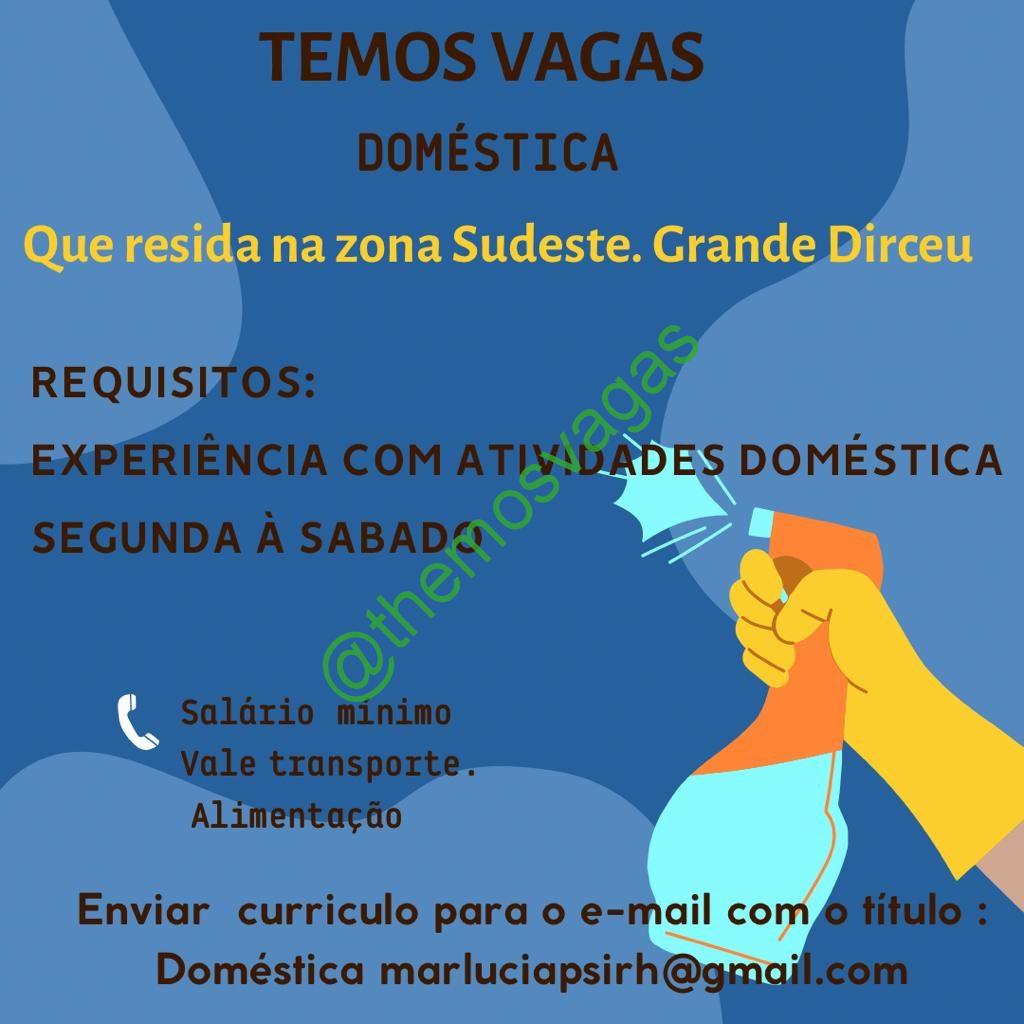 Empregada Doméstica Teresina – Pi 01 Vaga S Themos Vagas