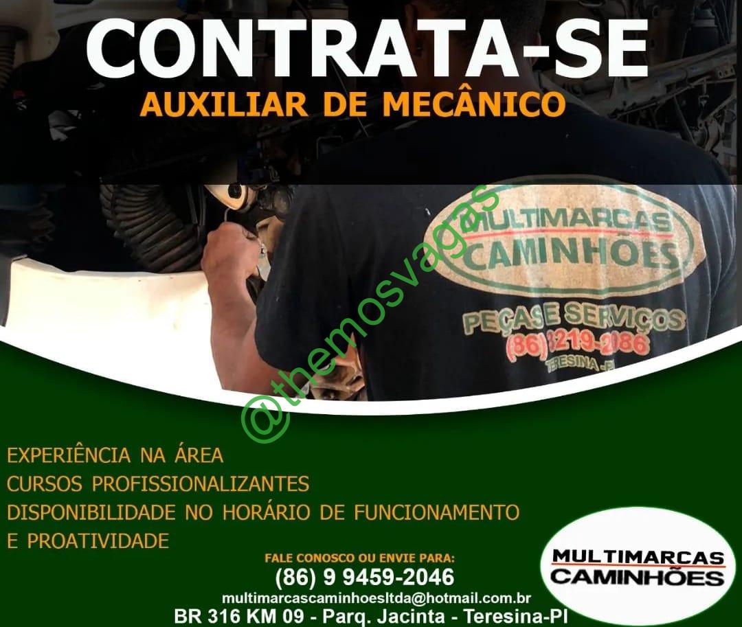 Auxiliar De Mecânico Teresina Pi 01 Vagas Themos Vagas Empregos E Estágiosthemos 9450