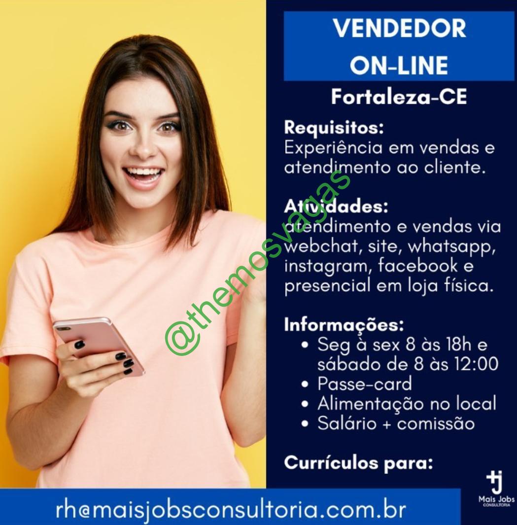 Vendedor On Line Fortaaleza Ce 01 Vagas Themos Vagas Empregos E Estágiosthemos Vagas 1640