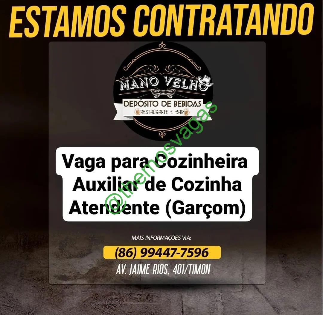 Emprego em Restaurante, Timon – MA, 02 vaga(s), Themos Vagas, Empregos  e EstágiosThemos Vagas