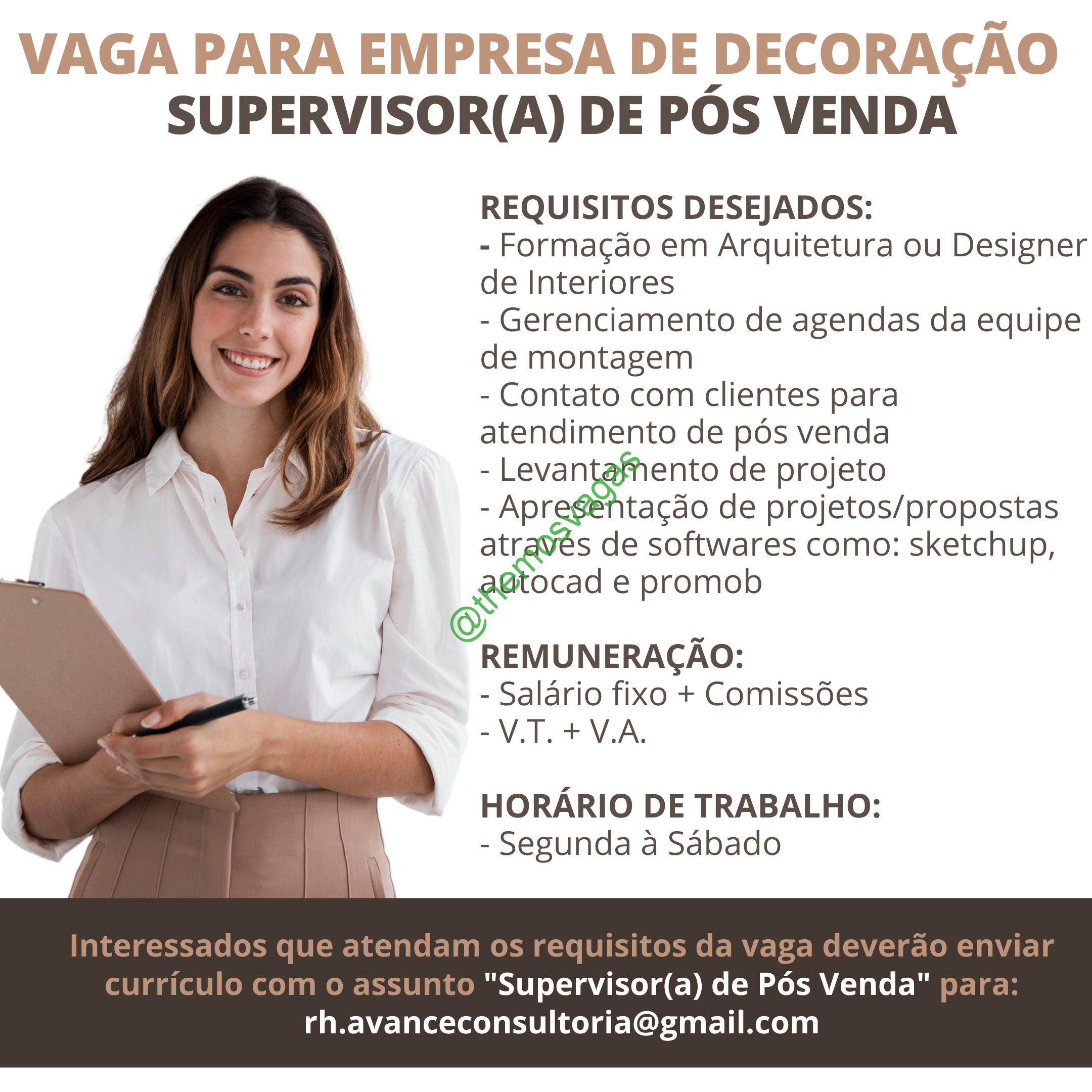 Supervisor De Pós Vendas Teresina Pi 01 Vagas Themos Vagas Empregos E Estágiosthemos 5808