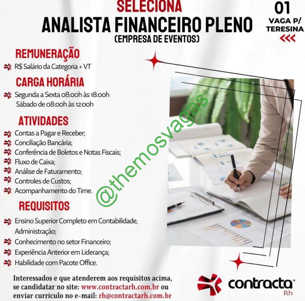 Analista Financeiro Teresina Pi 01 Vagas Themos Vagas Empregos E Estágiosthemos 0221