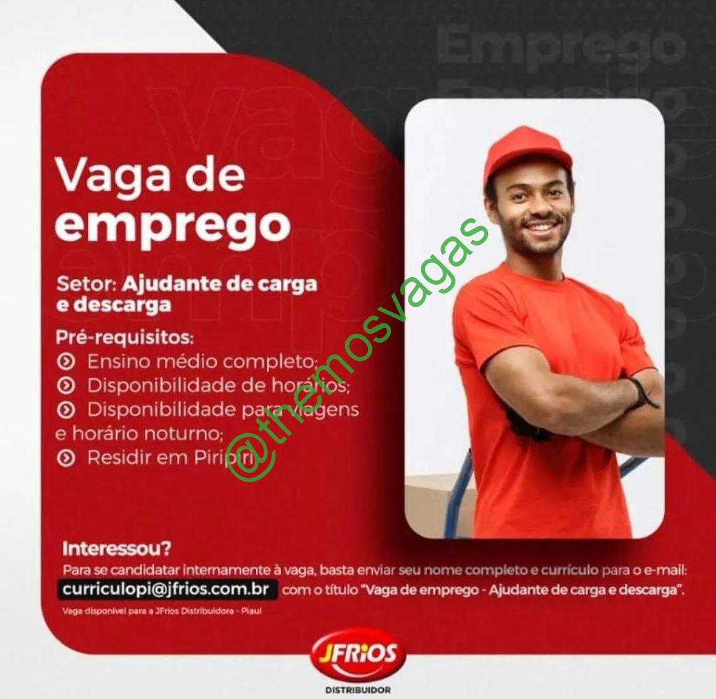 Ajudante de Carga e Descarga Piripiri PI 01 vaga(s) Themos