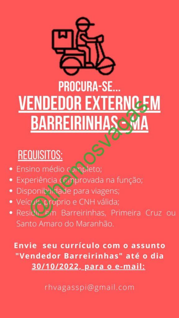 Vendedor Externo Barreirinhas Ma Vaga S Themos Vagas Empregos E Est Giosthemos