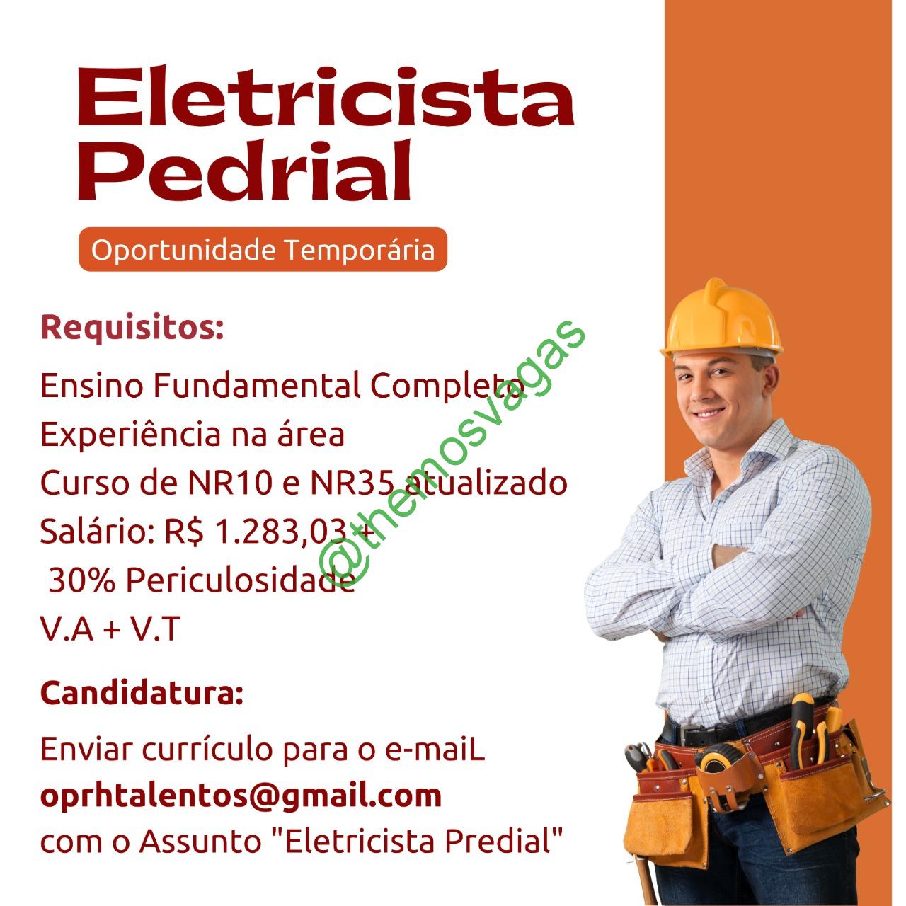 Eletricista | Teresina – PI | 01 Vaga(s) | Themos Vagas | Empregos E ...