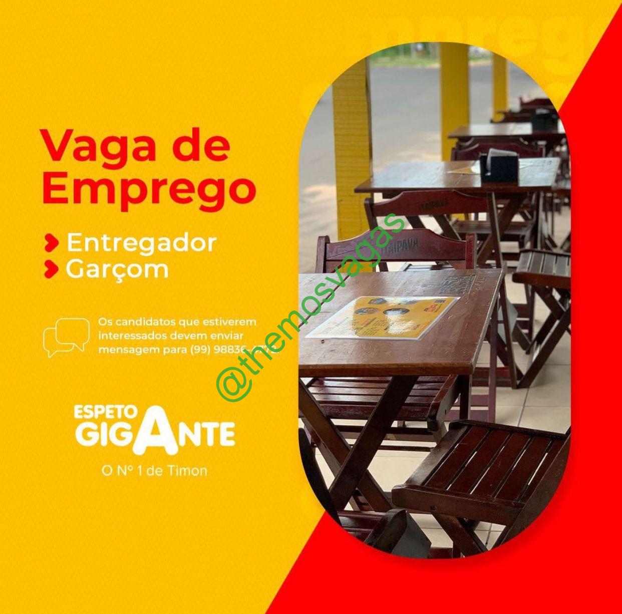 Emprego em Restaurante, Timon – MA, 02 vaga(s), Themos Vagas, Empregos  e EstágiosThemos Vagas