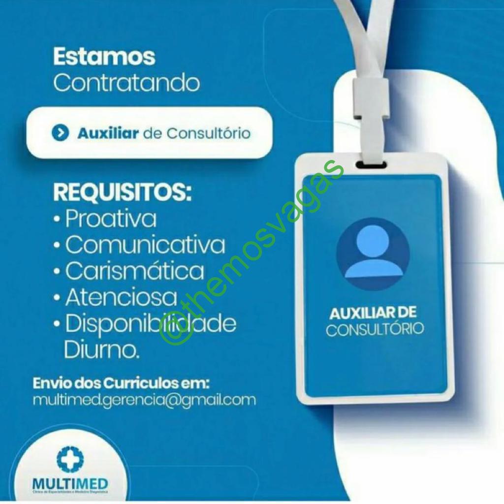 Auxiliar De Consultório | Floriano – PI | 01 Vaga(s) | Themos Vagas ...