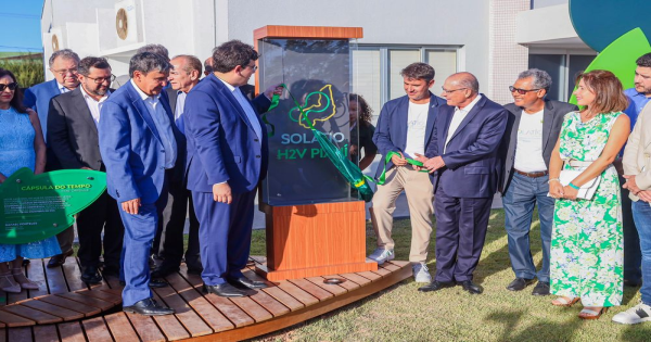 Rafael Fonteles e Geraldo Alckmin lançam maior empreendimento de hidrogênio verde do mundo em Parnaíba